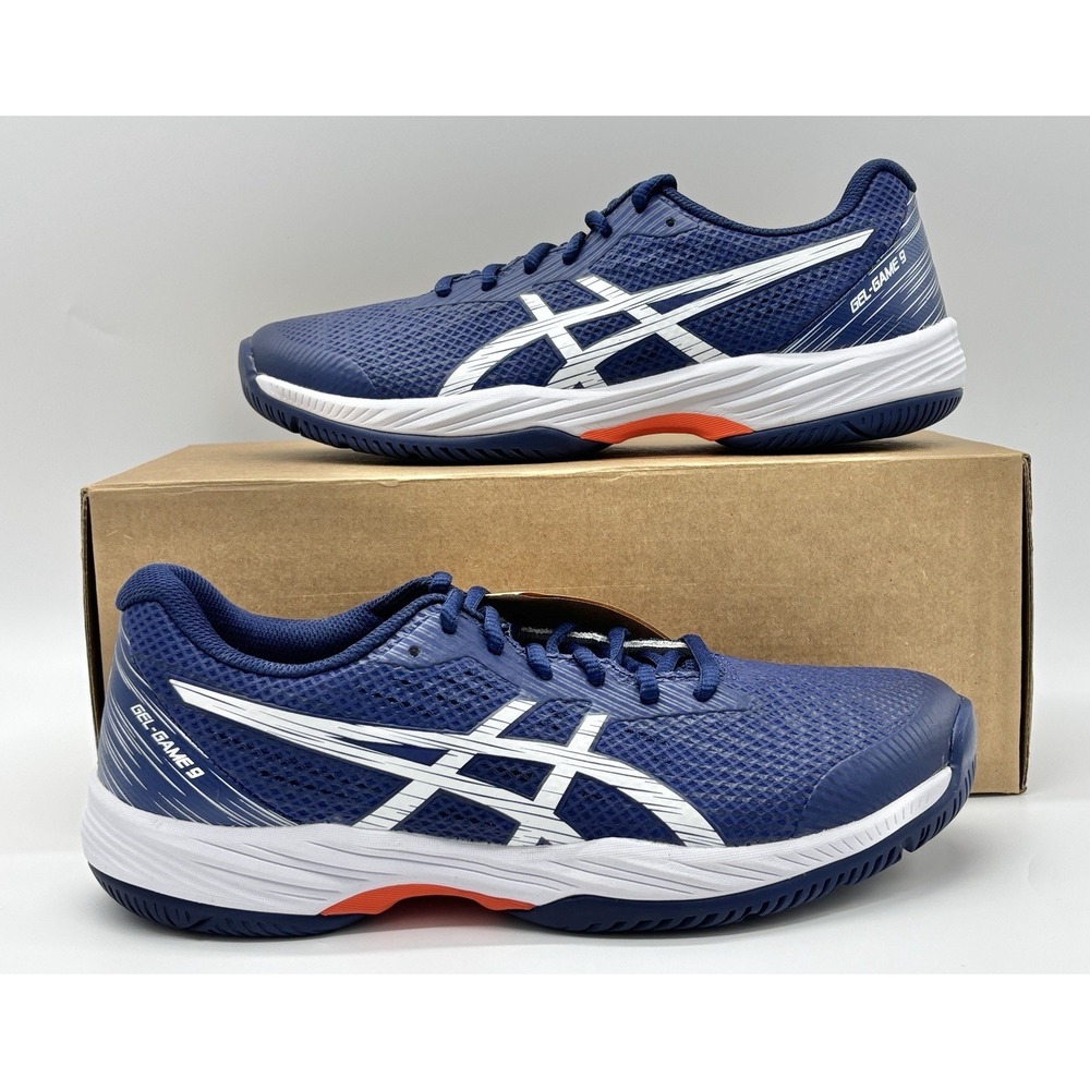 ASICS Gel-Game 9 Blue Expanse White Size 8 1041A337 400
